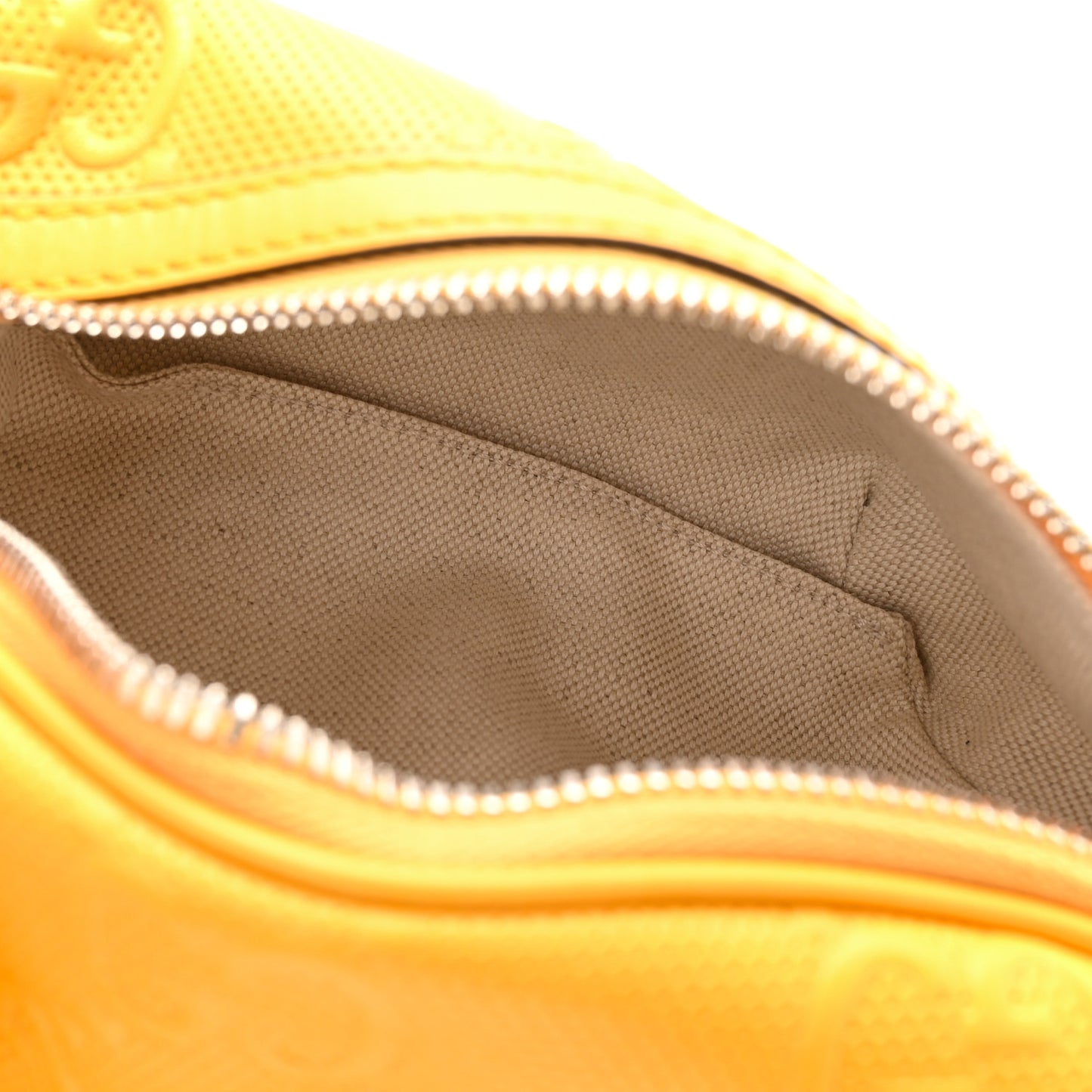 Calfskin GG Tennis Embossed Belt Bag Crop