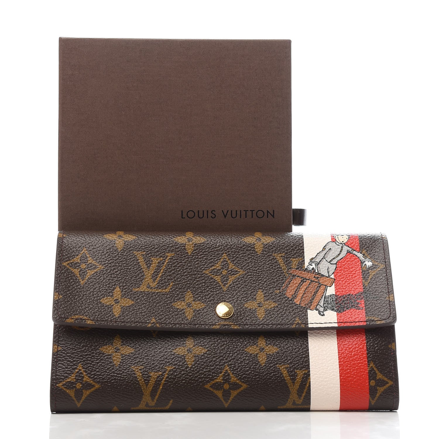 Louis Vuitton Monogram Groom Sarah Wallet 7 of 7