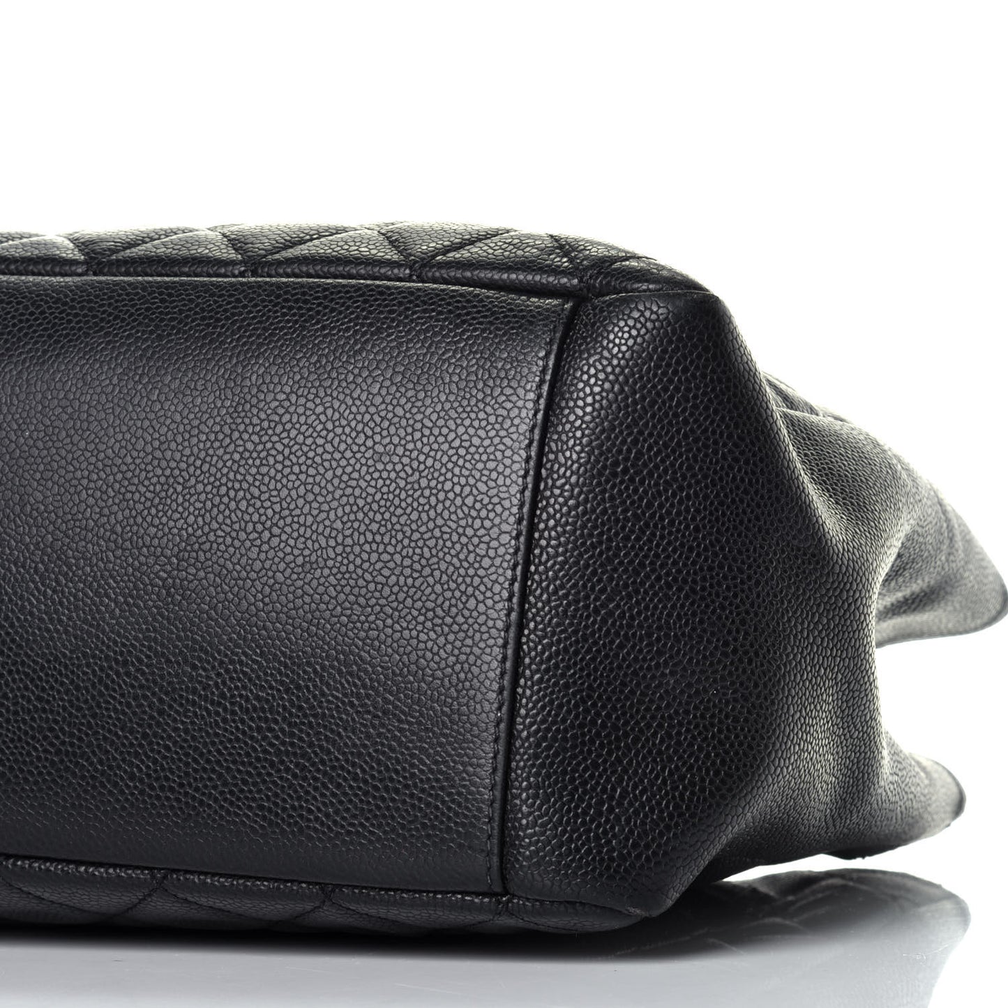 Caviar Quilted Grand Shopping Tote GST Black