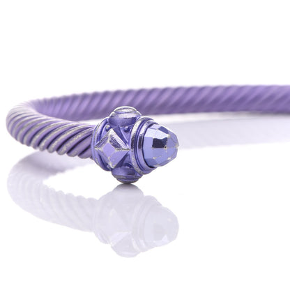 David Yurman Aluminum 5mm Renaissance Bracelet Lavender 6 of 7
