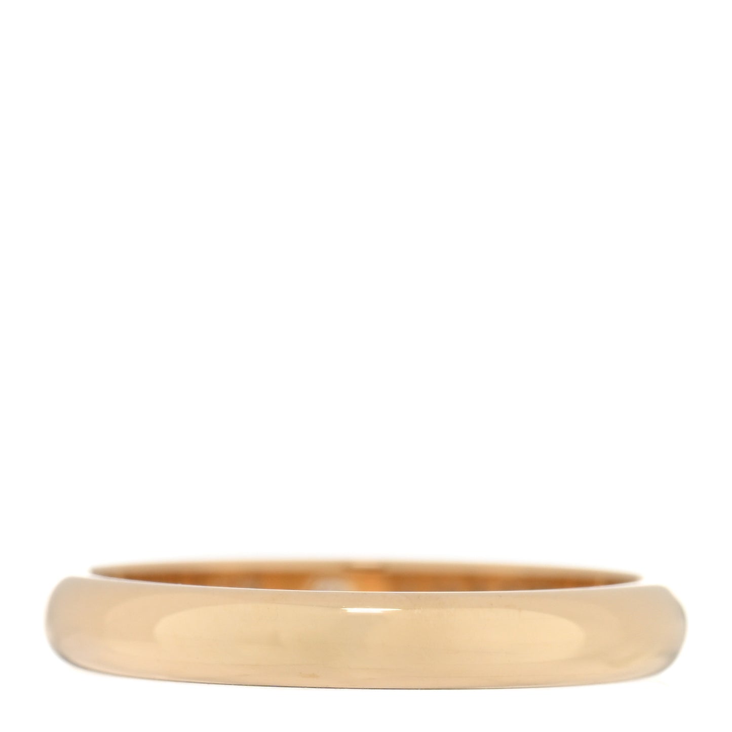 18K Yellow Gold Diamond 2.6mm 1895 Wedding Band Ring 47 4