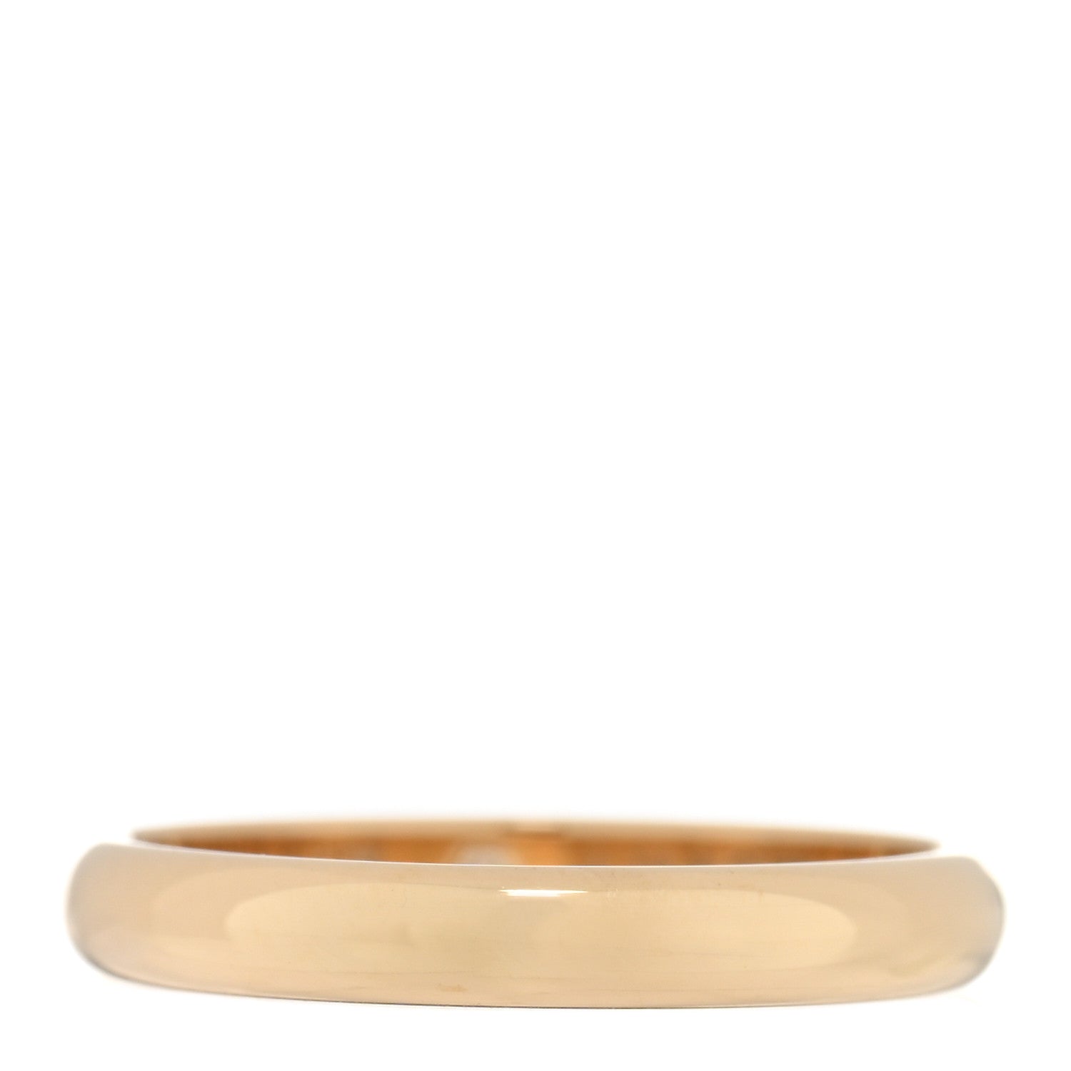 Cartier 18K Yellow Gold Diamond 2.6mm 1895 Wedding Band Ring 47 4 3 of 4