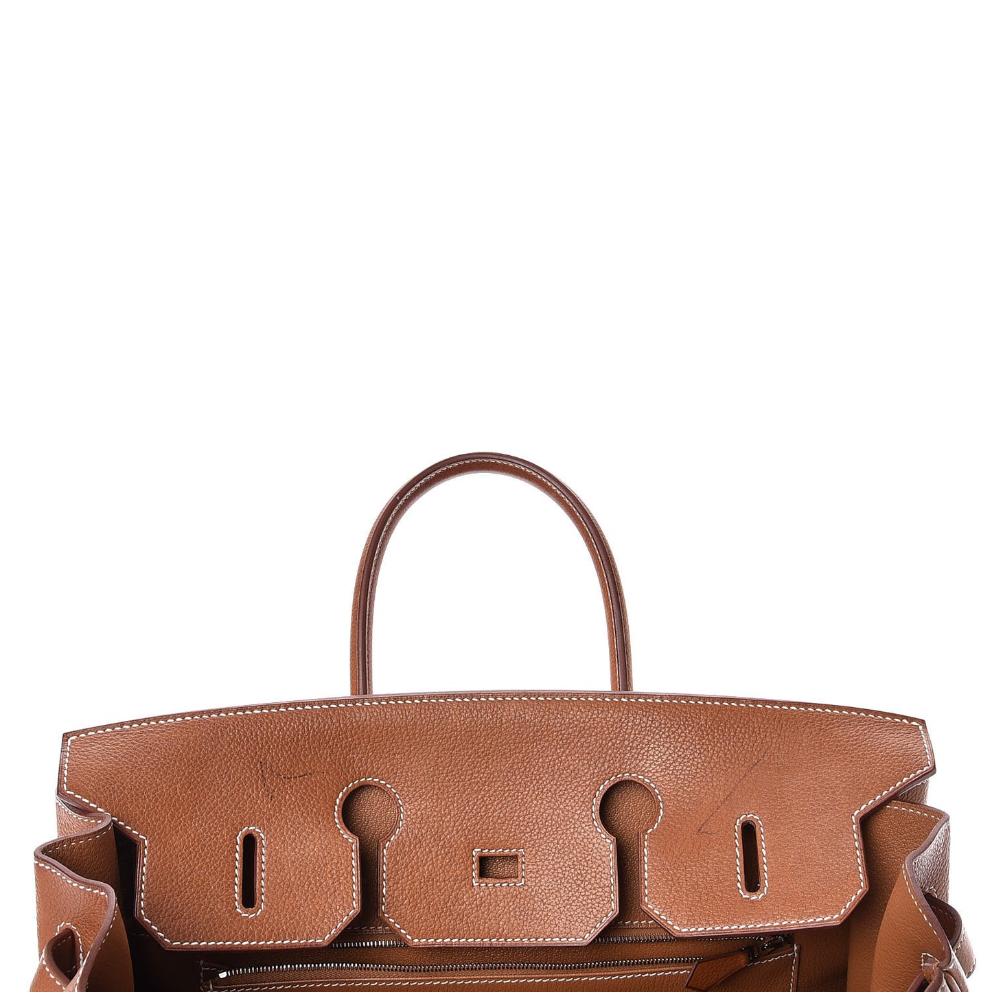 Natural Barenia Faubourg Birkin 35 Fauve