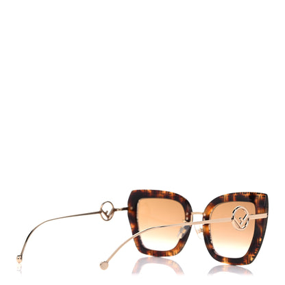 Fendi Acetate Metal F is Fendi FF Square Cat Eye Sunglasses FF 0424/F/S Havana 4 of 7