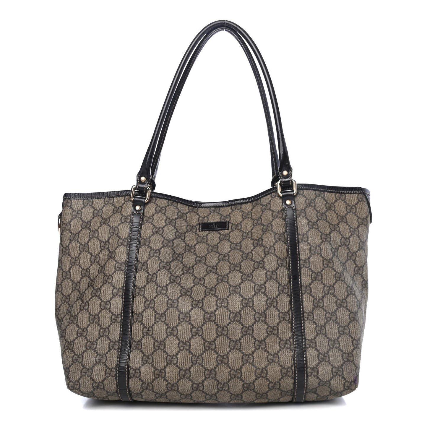 GG Plus Monogram Medium Joy Tote Dark Brown