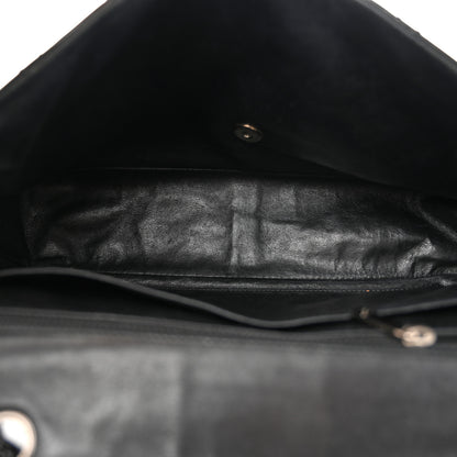 Chanel Patent Quilted Jumbo Single Flap Black 5 of 10