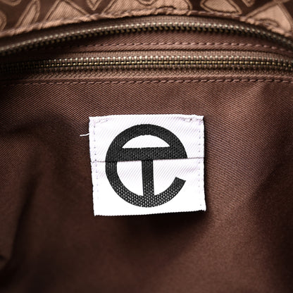 Telfar Monogram Jacquard Medium Shopping Bag Tan 6 of 10