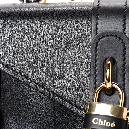 Chloe Shiny Goatskin Calfskin Aby Chain Shoulder Bag Black 10 of 12