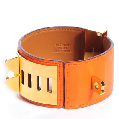 Hermes Swift Collier de Chien CDC Small Bracelet Orange 5 of 8