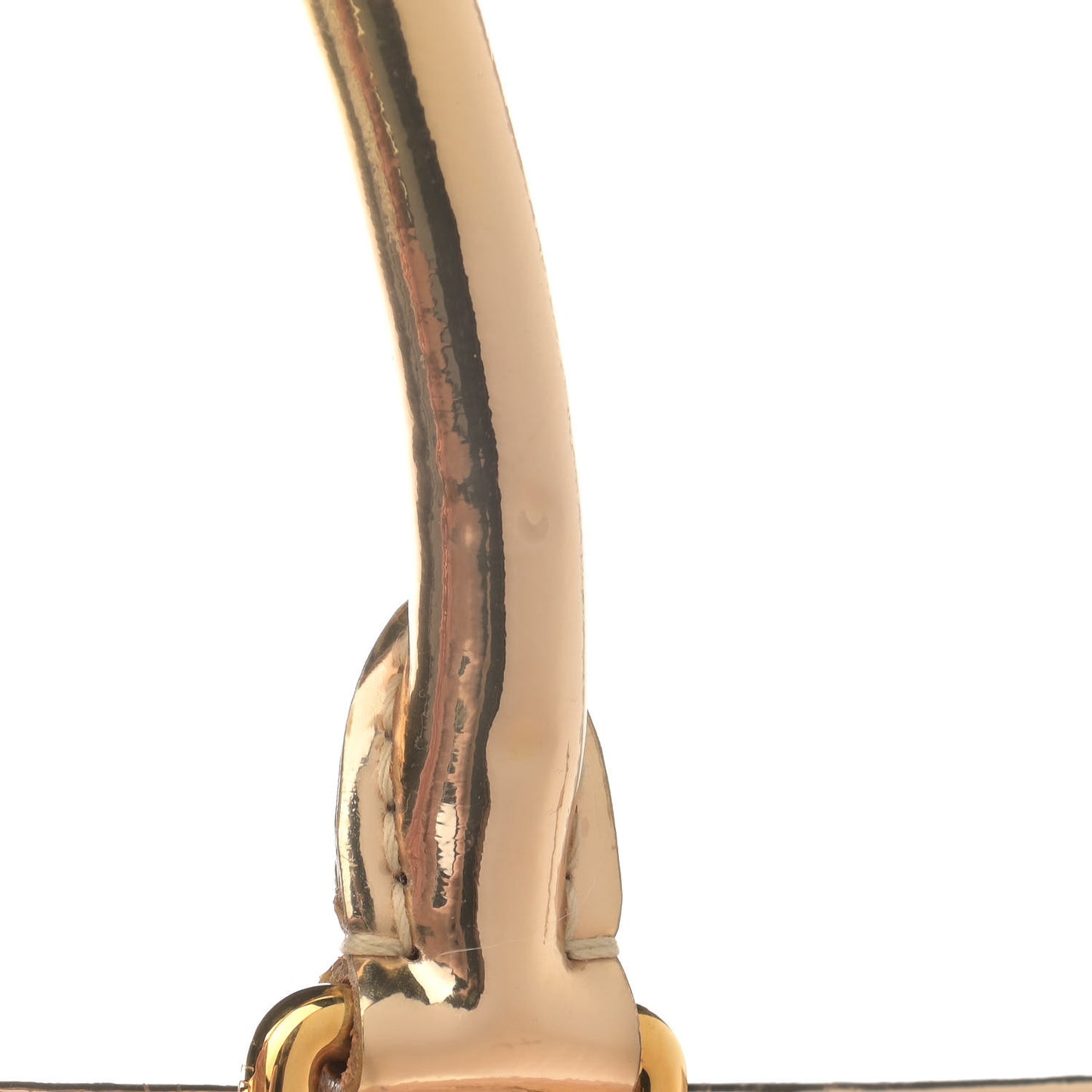 Monogram Miroir Sac Plat Gold