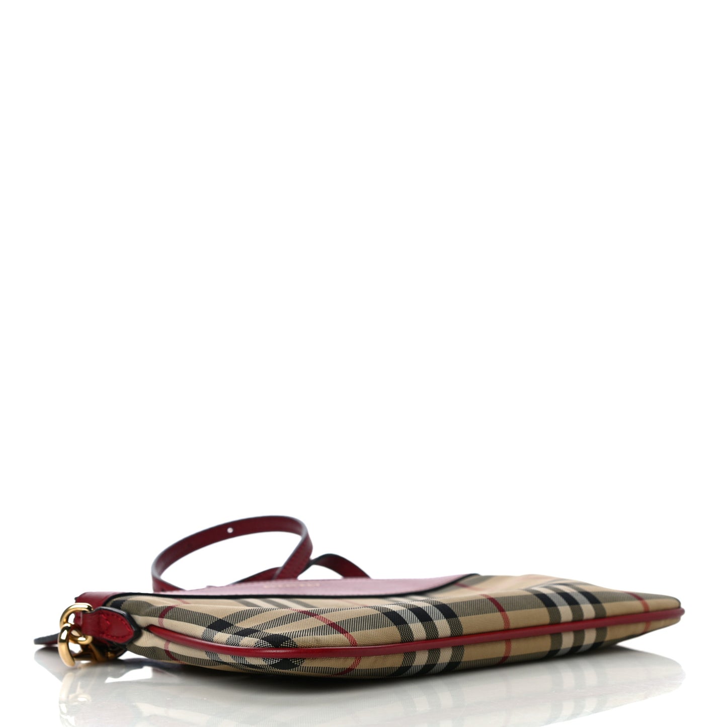 Horseferry Check Peyton Crossbody Clutch Bag Parade Red