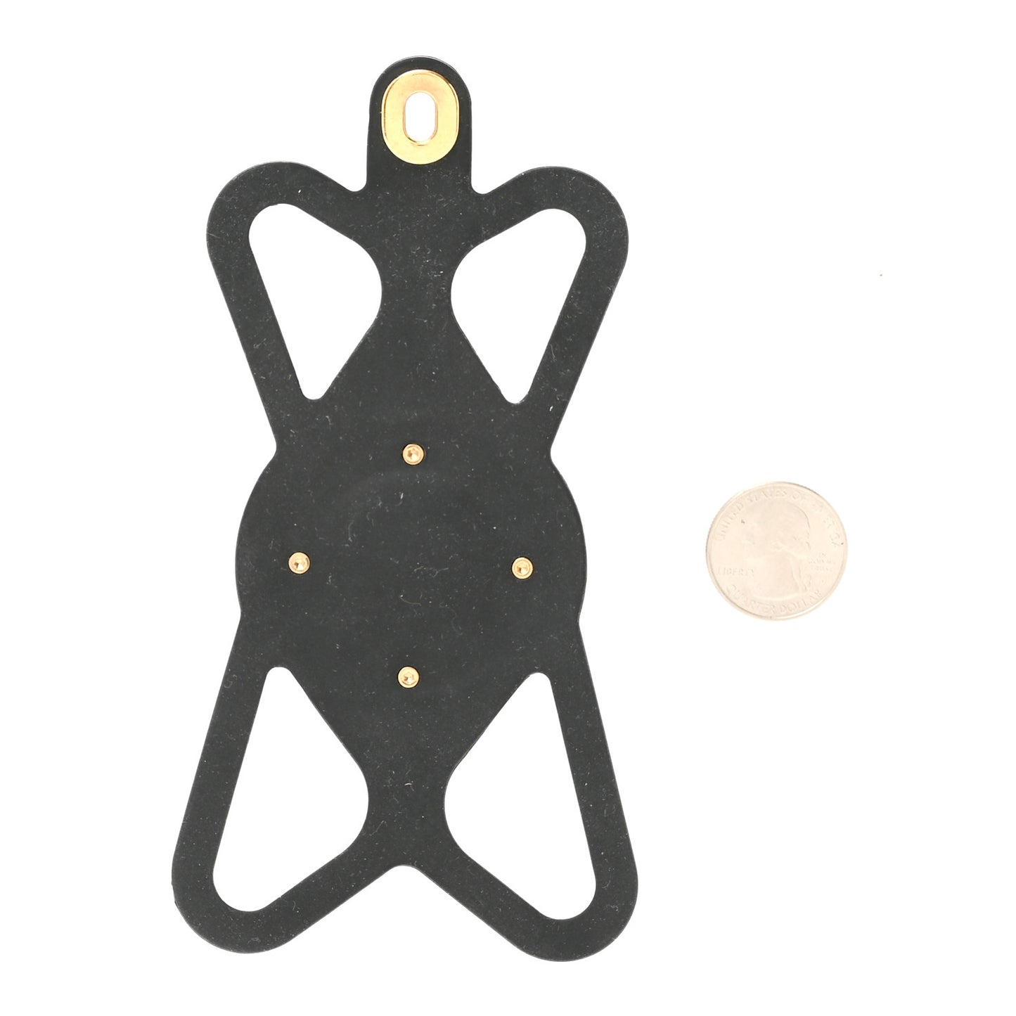 Monogram Silicone Louise Phone Holder Black