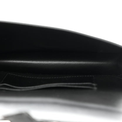 Salvatore Ferragamo Pebbled Calfskin Thalia Wallet On Chain Black 5 of 11