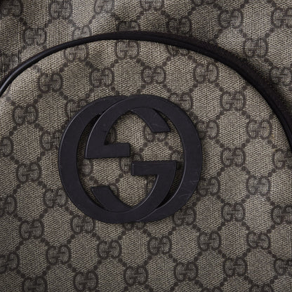 Gucci GG Plus Monogram Interlocking G Medium Backpack Dark Brown 8 of 8