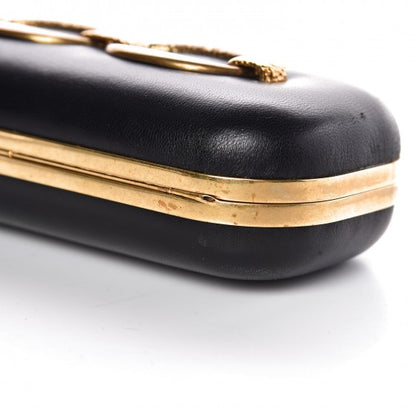 Alexander McQueen Nappa Chain Knuckle Box Clutch Black 13 of 16