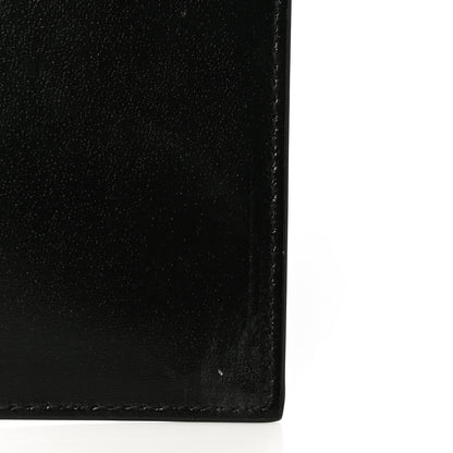 Saint Laurent Smooth Shiny Calfskin Monogram Uptown Pouch Black 12 of 14