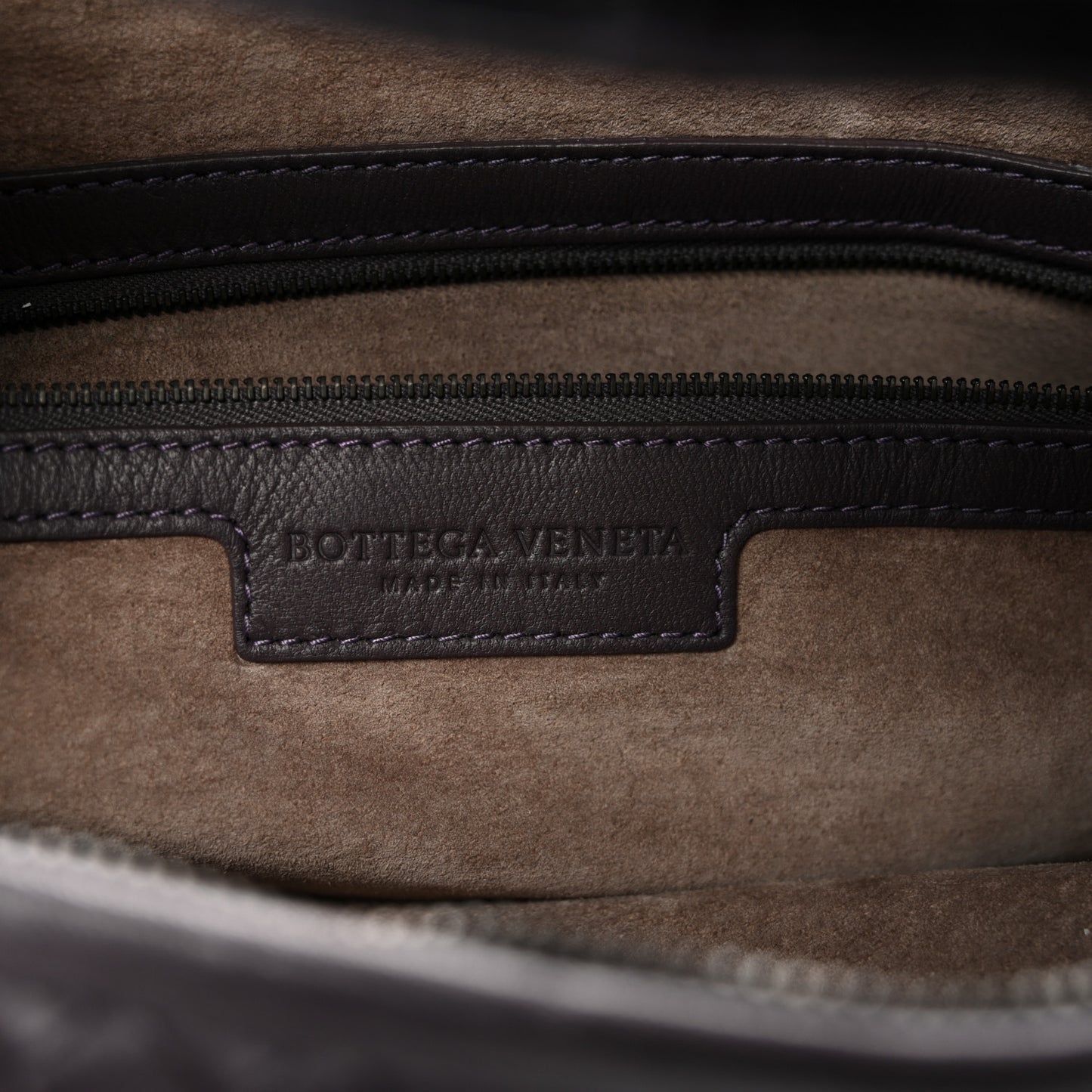 Nappa Intrecciato Large Veneta Hobo Ebano