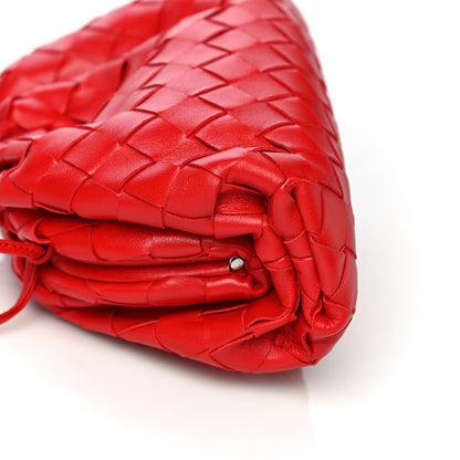 Bottega Veneta Nappa Intrecciato The Mini Pouch Bright Red 13 of 13
