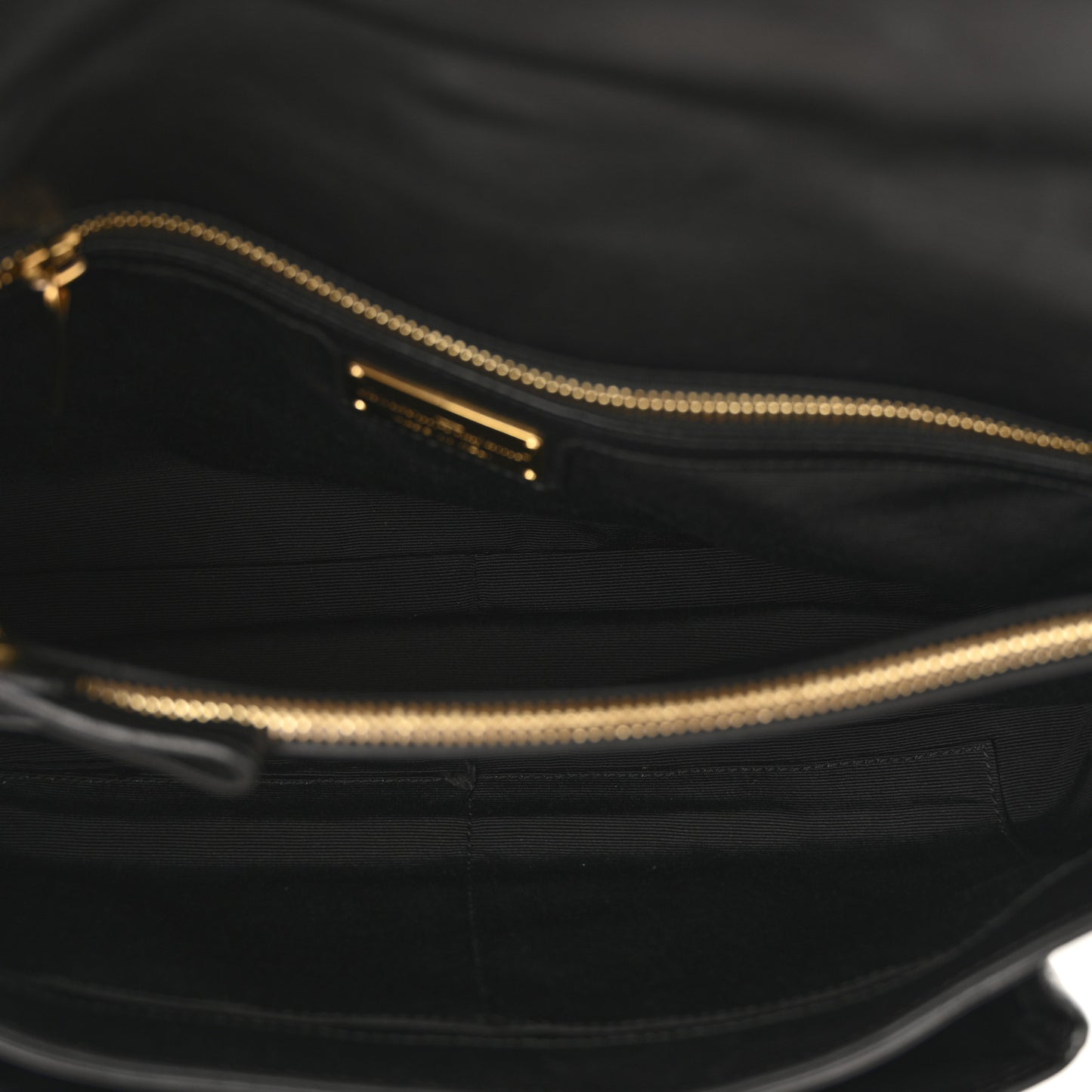 Calfskin Gancio Lock Shoulder Bag Black