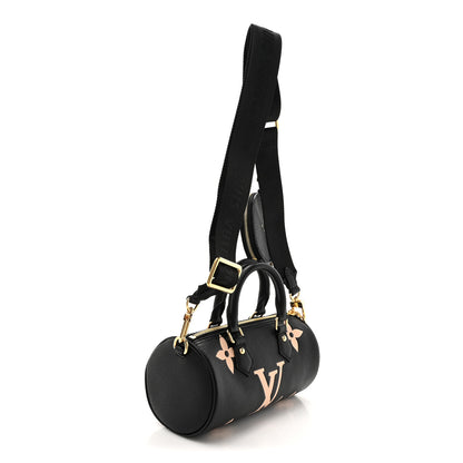 Louis Vuitton Empreinte Monogram Giant Papillon BB Black Beige 3 of 9