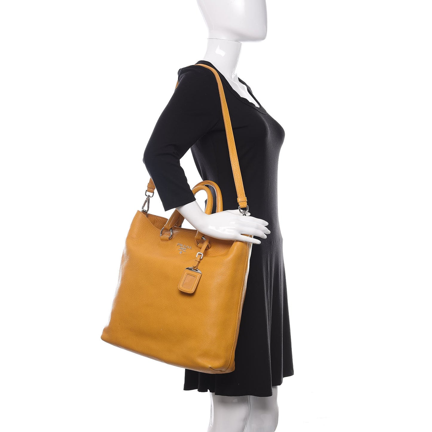 Vitello Daino Tote Mimosa