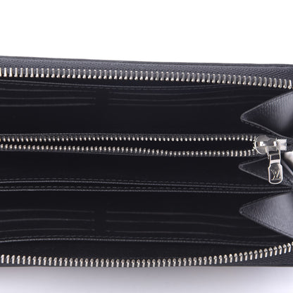 Louis Vuitton Epi LV Stories Zippy Wallet Black 5 of 9