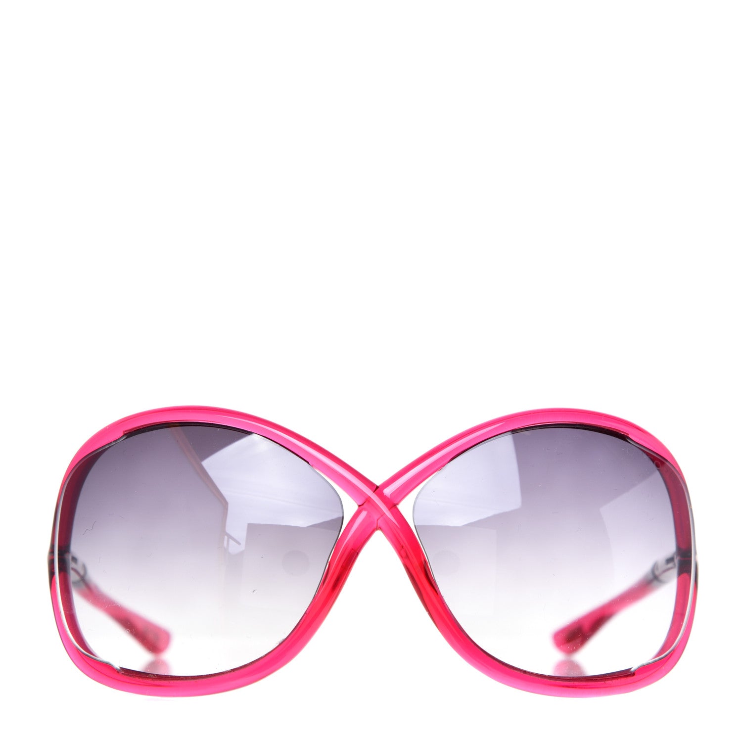 Tom Ford Acetate Whitney Crossover Sunglasses TF9 Pink 3 of 9