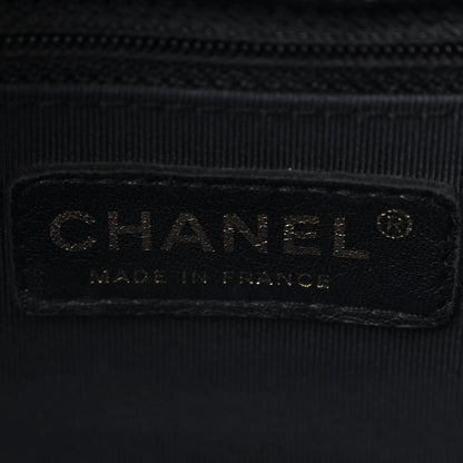 Chanel Caviar Quilted Petit Shopping Tote PST Black 6 of 10