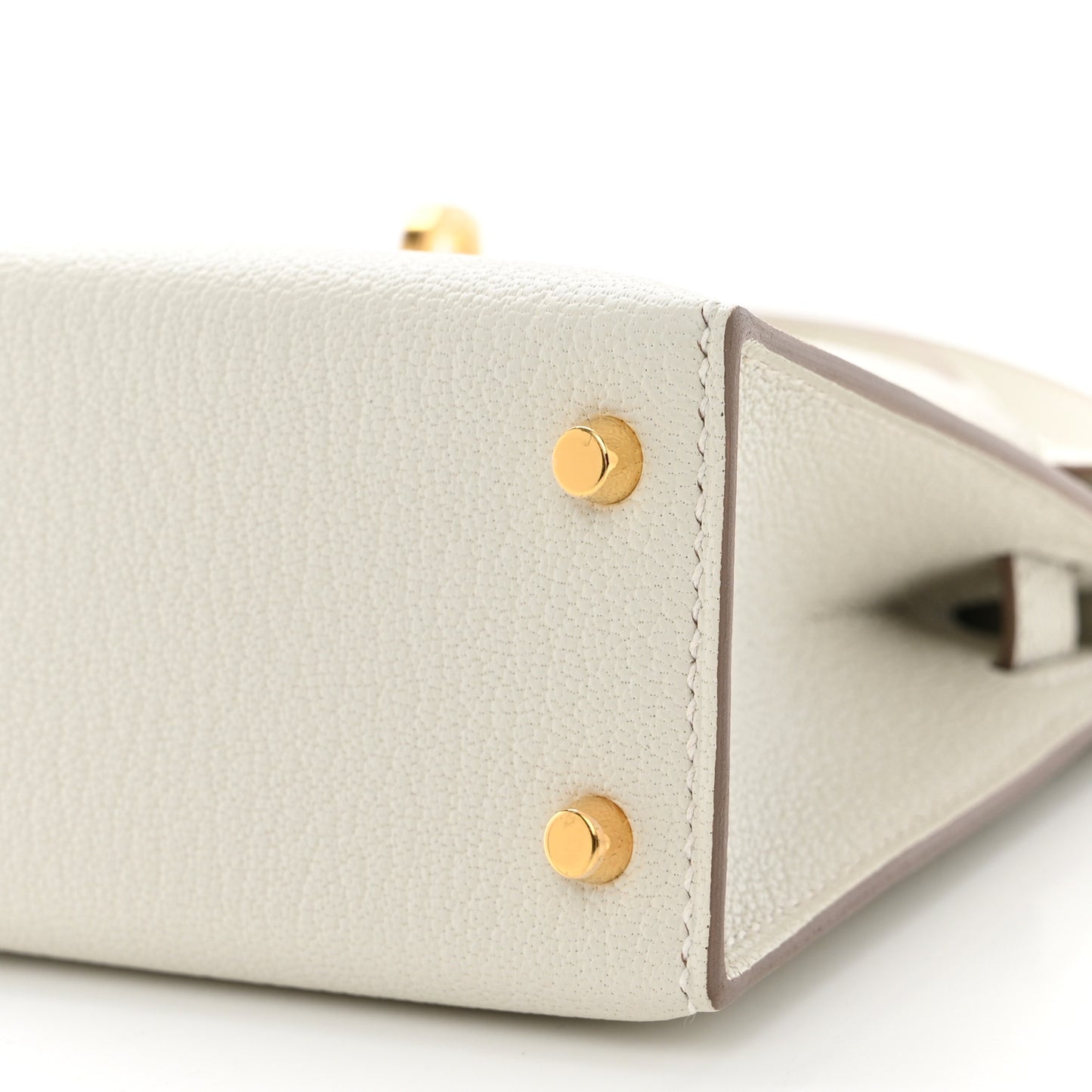 Chevre Mysore Mini Kelly Sellier 20 Mushroom