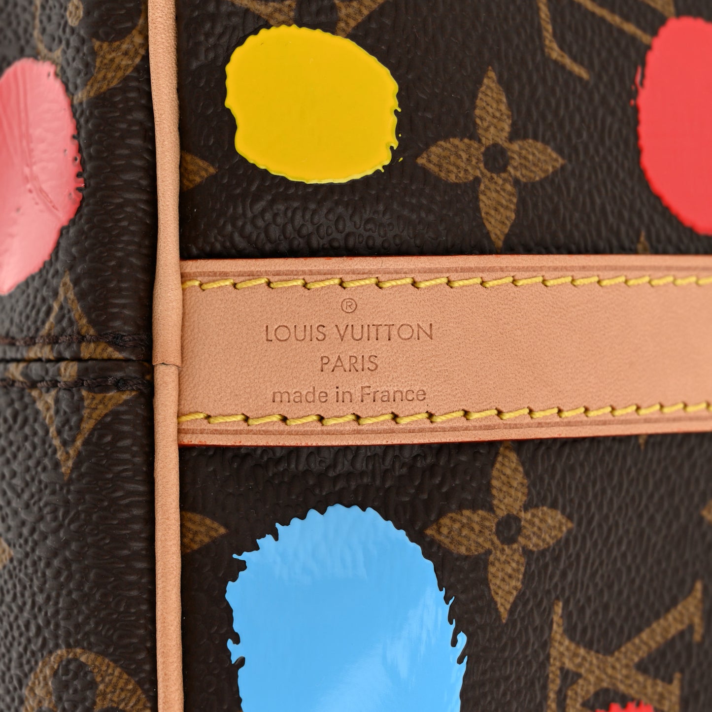 LV X YK Monogram Speedy Bandouliere 25 Multicolor