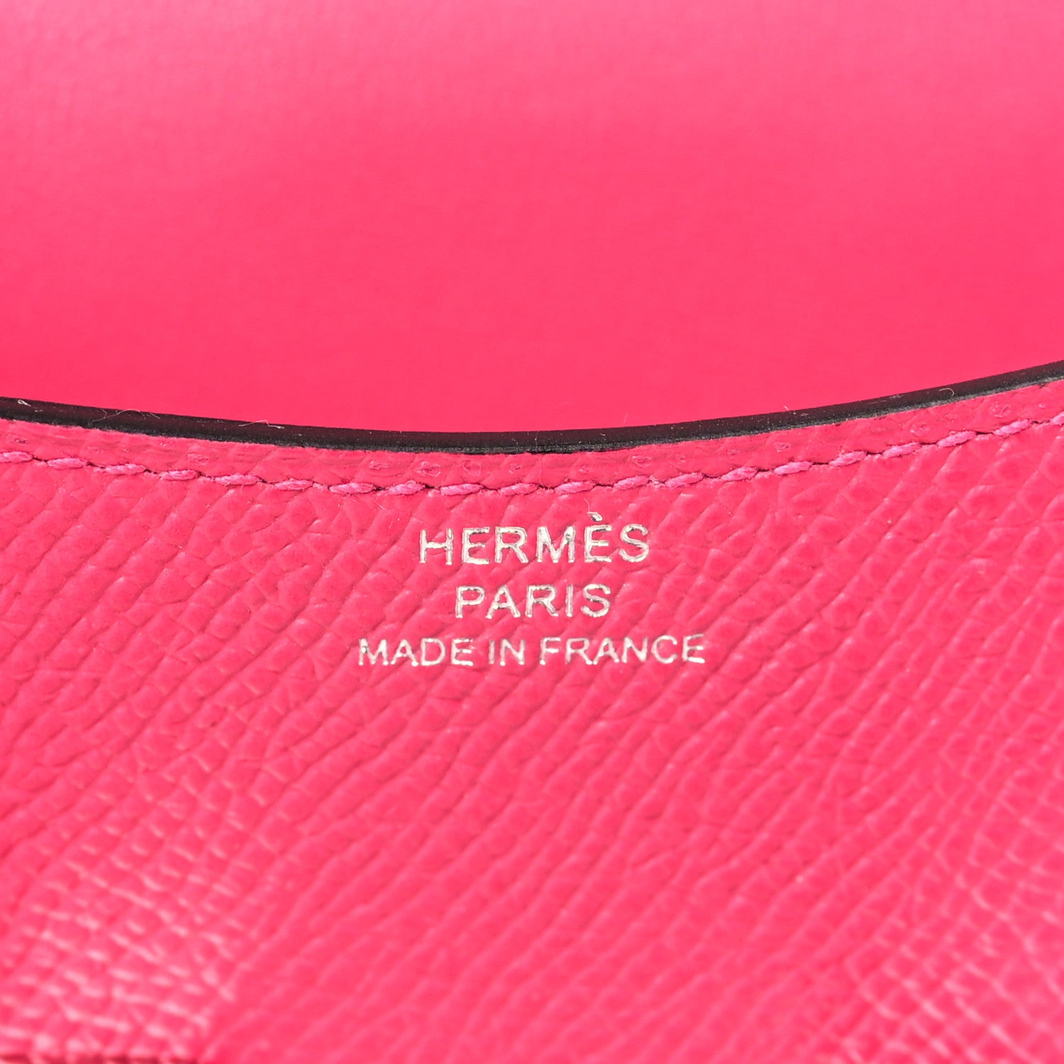 Hermes Epsom Constance Slim Wallet Rose Mexico 7 of 9