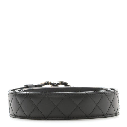 Chanel Lambskin Quilted CC Chain Belt 80 32 Black 2 of 8