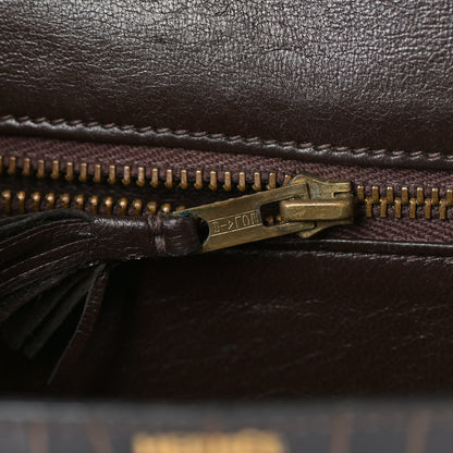 Hermes Shiny Porosus Crocodile Constance 23 Chocolate 17 of 31