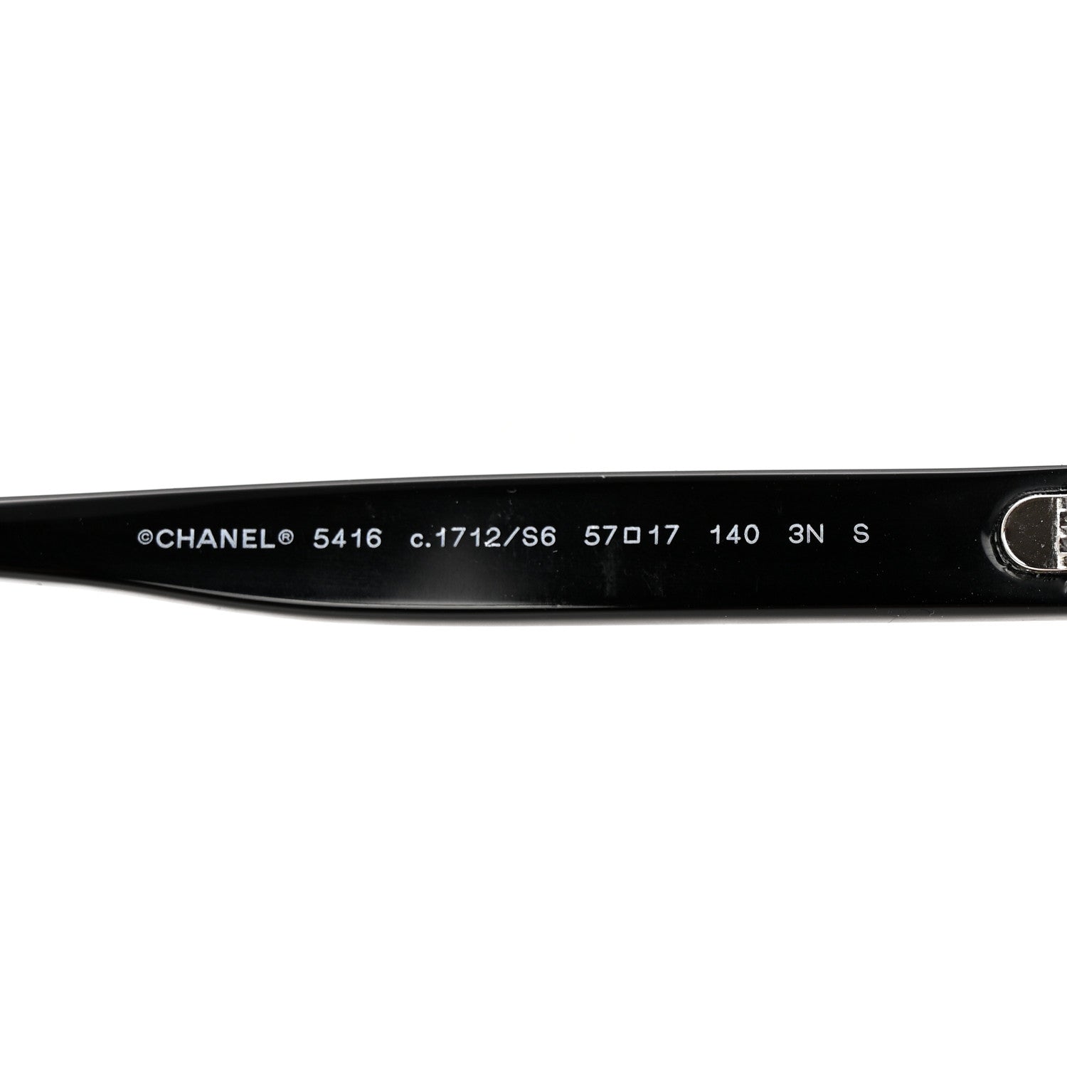 Chanel Acetate Oval Sunglasses 5416 Black Yellow 5 of 8