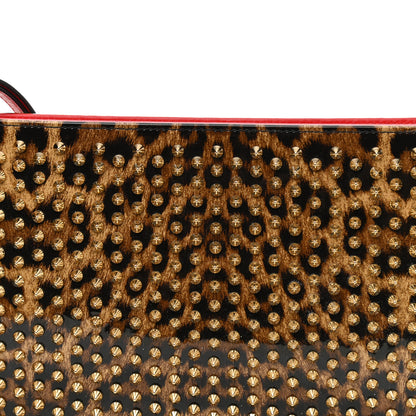 Christian Louboutin Patent Leopard Print Loubiposh Spiked Crossbody Clutch 7 of 7