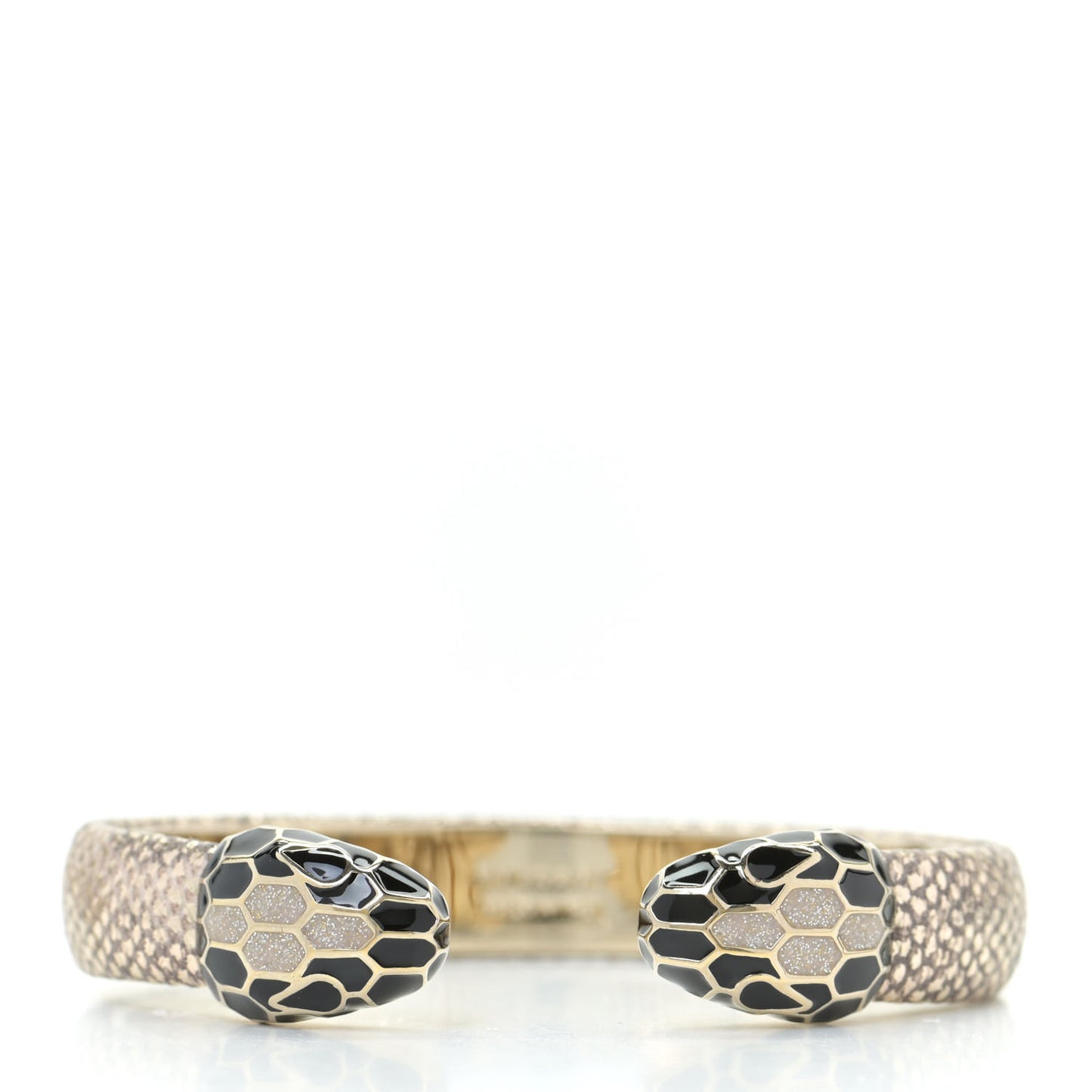 Metallic Karung Serpenti Forever Bracelet