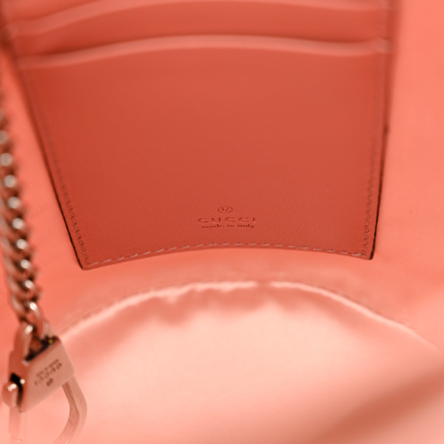 Sequin Mini GG Marmont 2.0 Bucket Bag Pink