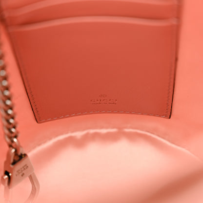 Gucci Sequin Mini GG Marmont 2.0 Bucket Bag Pink 6 of 11