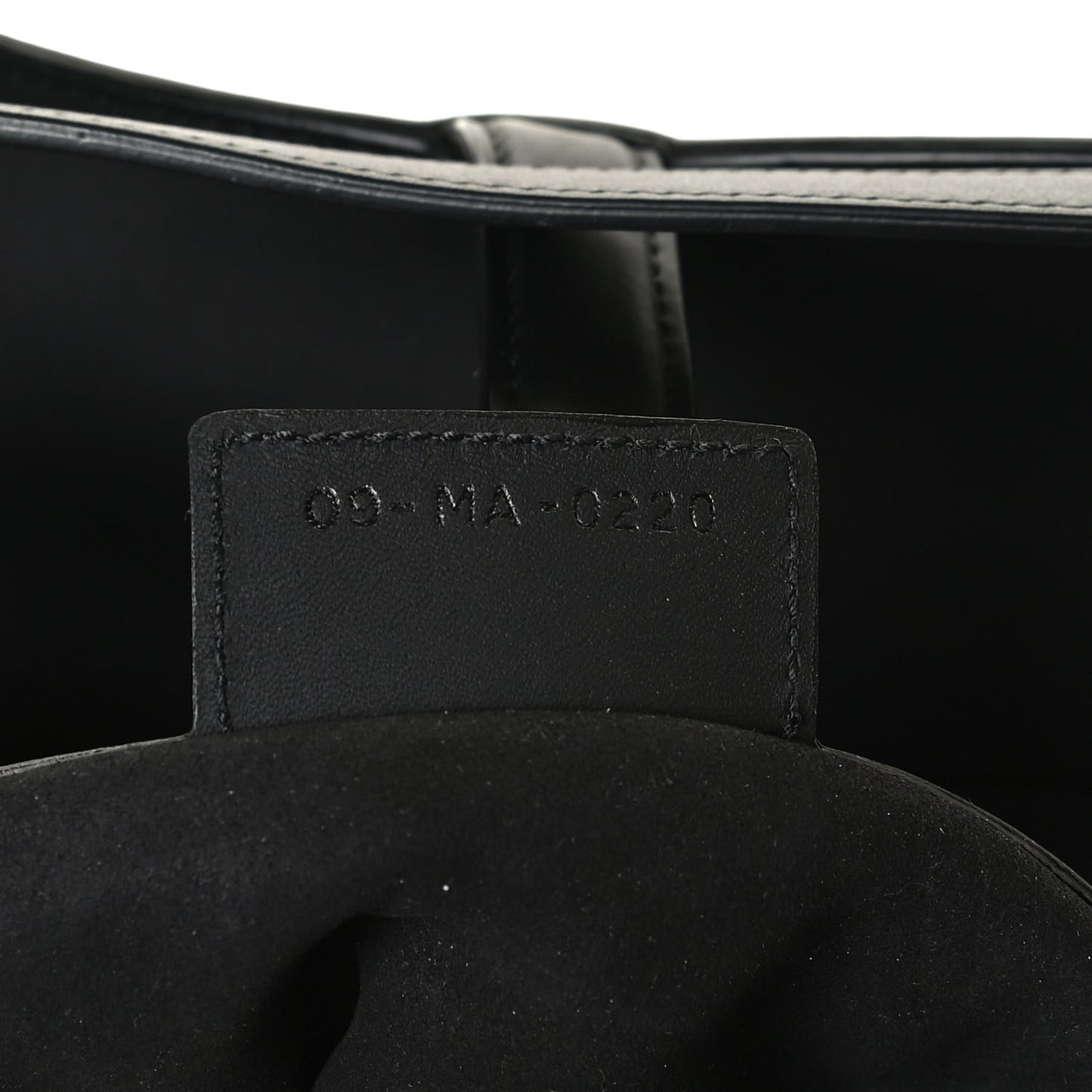 Ultra Matte Calfskin Saddle Bag Black
