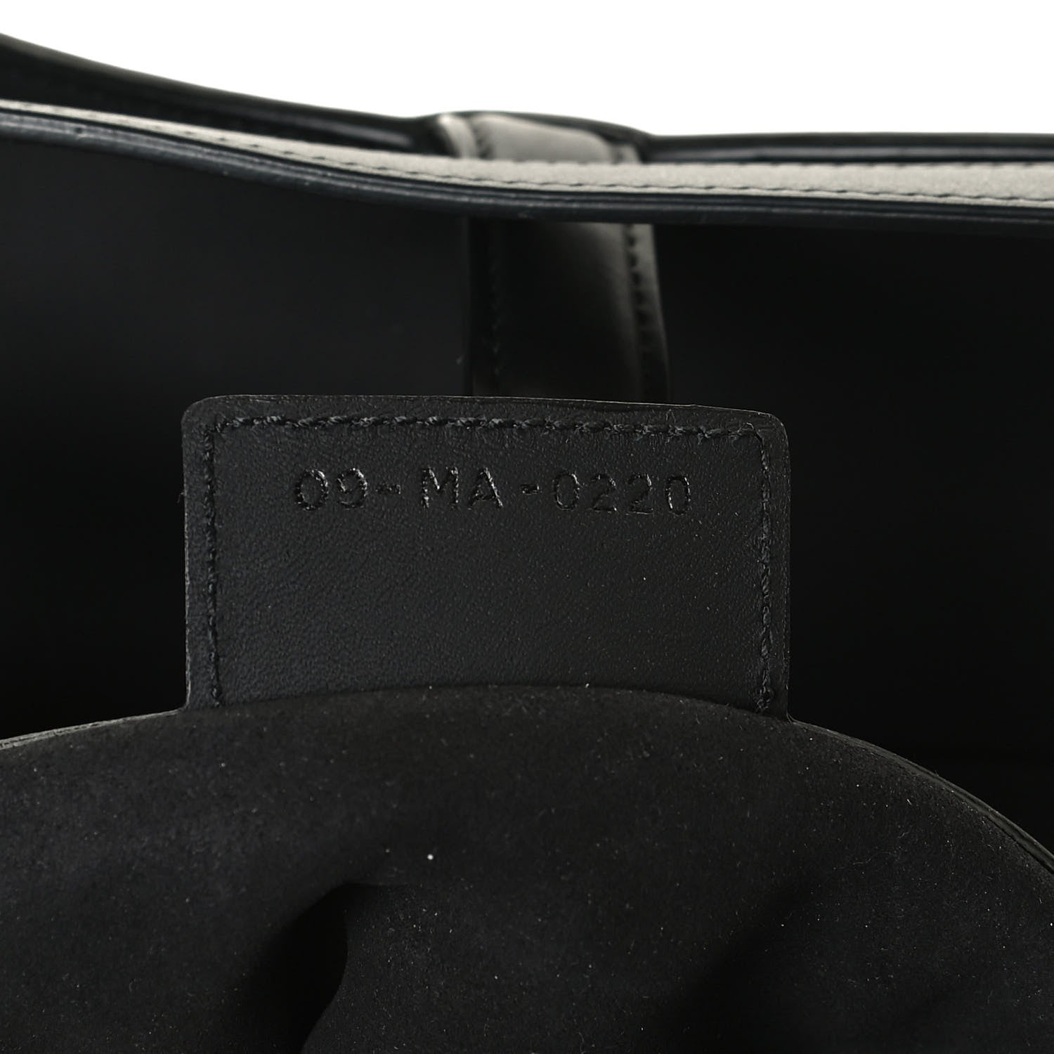 Christian Dior Ultra Matte Calfskin Saddle Bag Black 7 of 12