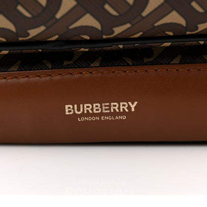 Burberry E-Canvas Monogram Rocco Backpack Bridle Brown 12 of 16