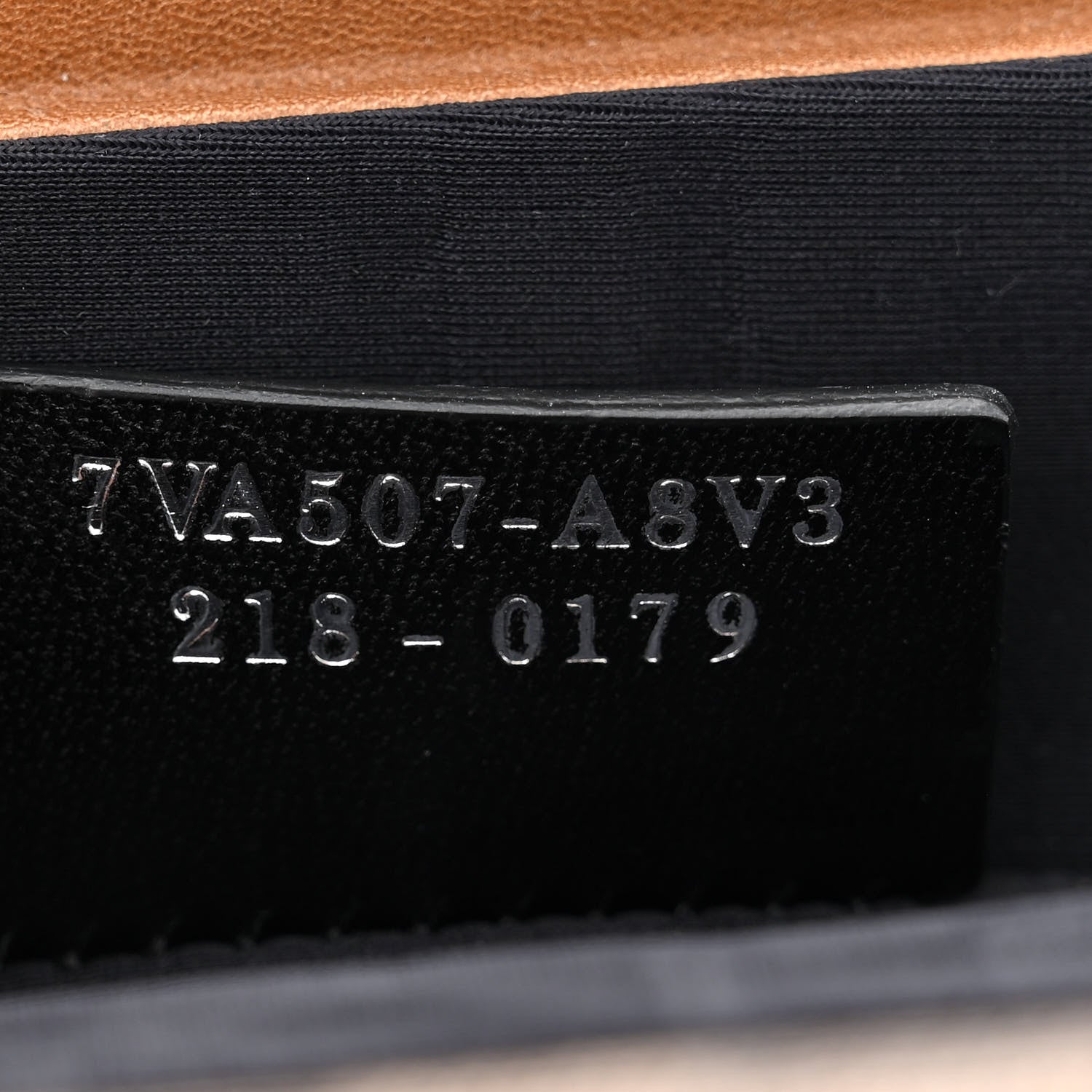 Fendi Shiny Glazed Fabric Vachetta FF 1974 Mini Baguette Trunk Mogano Panna Cuoio 7 of 12