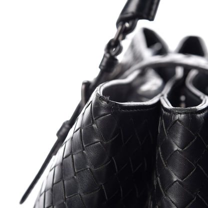 Bottega Veneta Light Calf Intrecciato Small Roma Black 16 of 19