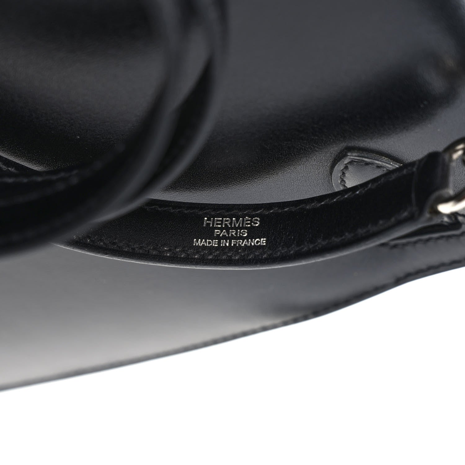 Hermes Chamonix Kelly Sellier Guilloche 32 Black 10 of 10