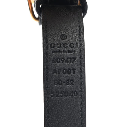 Gucci Calfskin Double G 20mm Belt 80 32 Black 5 of 5