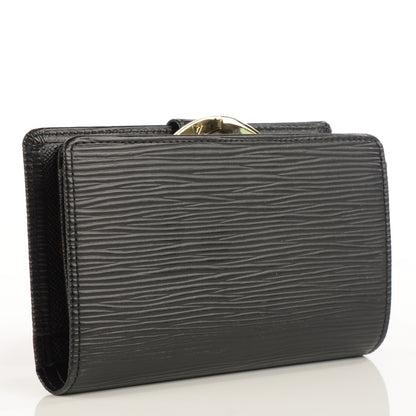 Louis Vuitton Epi French Purse Wallet Black 3 of 7