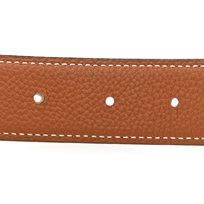 Hermes Box Togo So Black 32mm H Belt 95 Black Gold 4 of 6