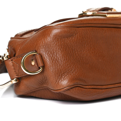 Burberry Grainy Calfskin Small Buckle Crossbody Brown 5 of 13