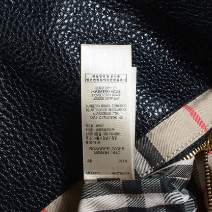Burberry London Grainy Calfskin Medium Baynard Tote Black 7 of 12