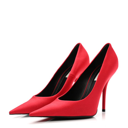Balenciaga Spandex Knife Pointed 110mm Pumps 40 Rouge 3 of 8